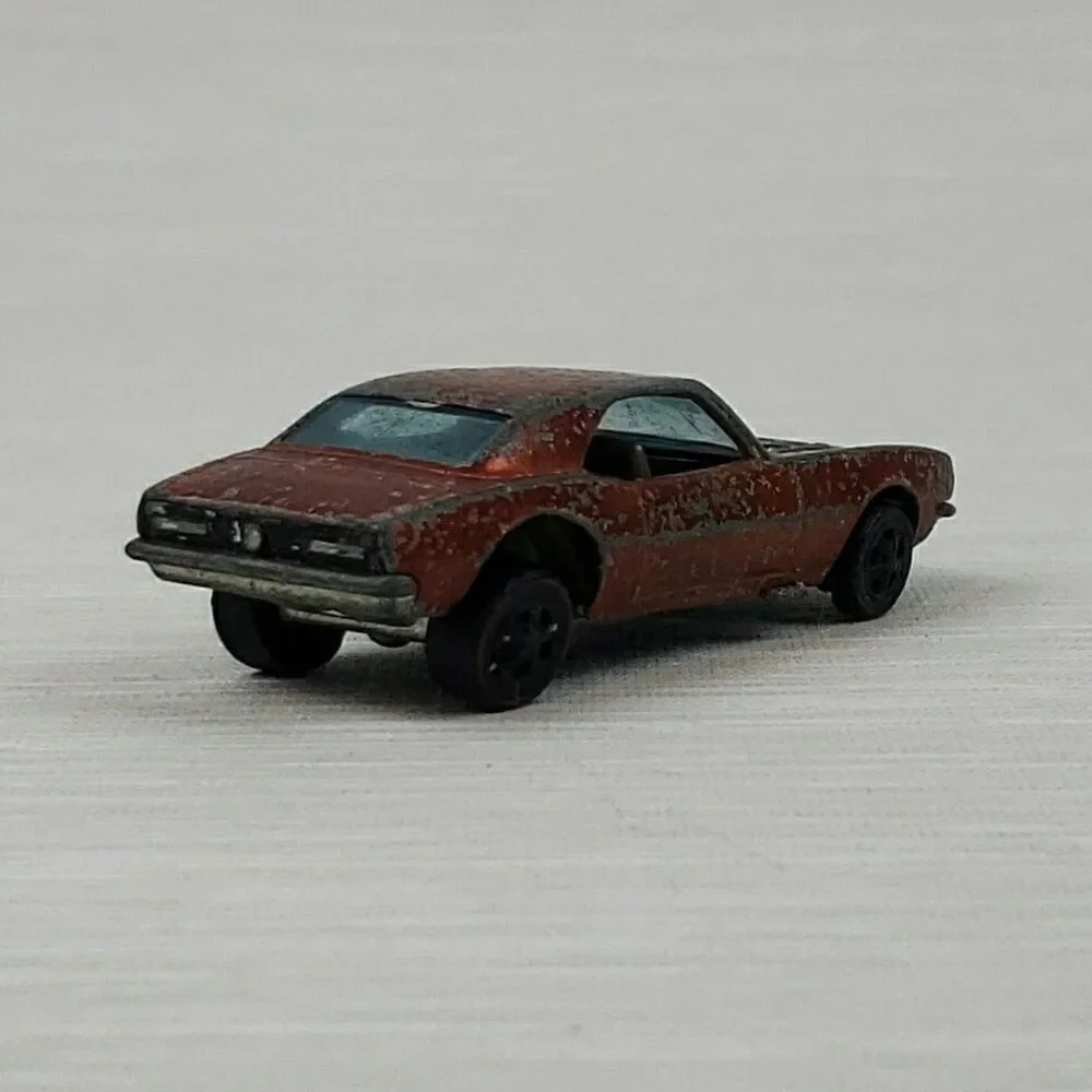 Vintage Hot Wheels Redline Custom Camaro Die Cast Car Hong Kong Mattel Toy Flaws